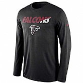 Atlanta Falcons Nike Black Legend Staff Practice Long Sleeves Performance WEM T-Shirt,baseball caps,new era cap wholesale,wholesale hats